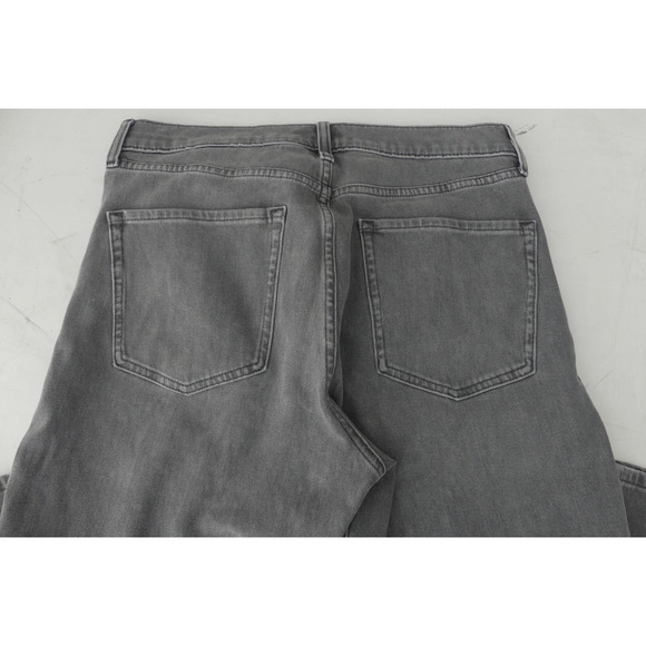 Banana Republic Womens Button Fly Jeans 30 Long Slim Straight Gray High Rise - Picture 10 of 10